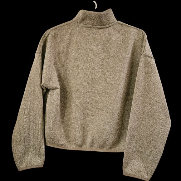 Thread & Supply NWT Snap Button Mock Neck Pullover Sweatshirt - Picture 4 of 12